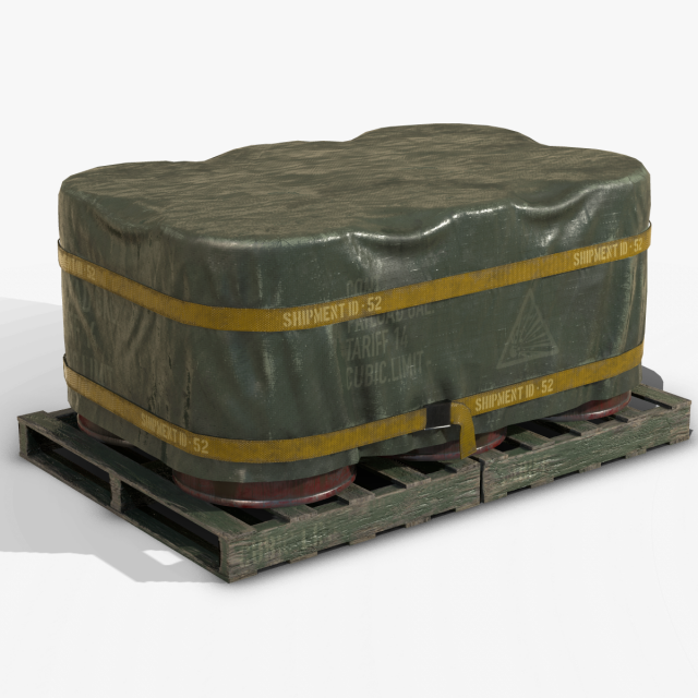 Barrel Shipment 3D Model