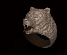 Bear ring 3D Model