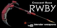 Crescent Rose – RWBY 3D Model