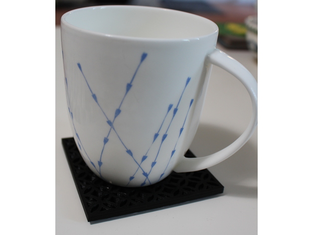 Drink Coaster 3D Print Model