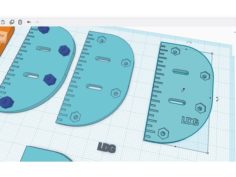 Barebow fingertab Plate 3D Print Model