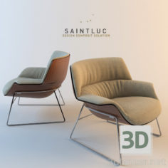 3D-Model 
armchair of Saint Luc Couch