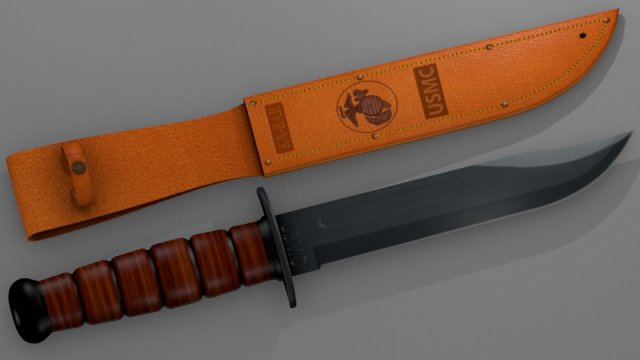 Ka-Bar 3D Model