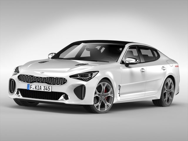 Kia Stinger GT 2018 3D Model