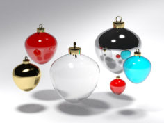Christmas tree ball 6 Free 3D Model