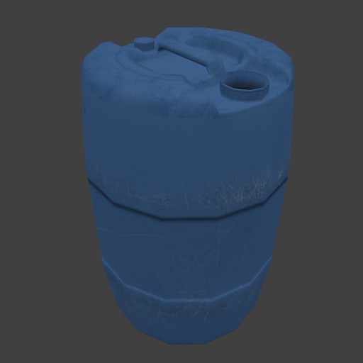 barrel_plastic_01						 Free 3D Model