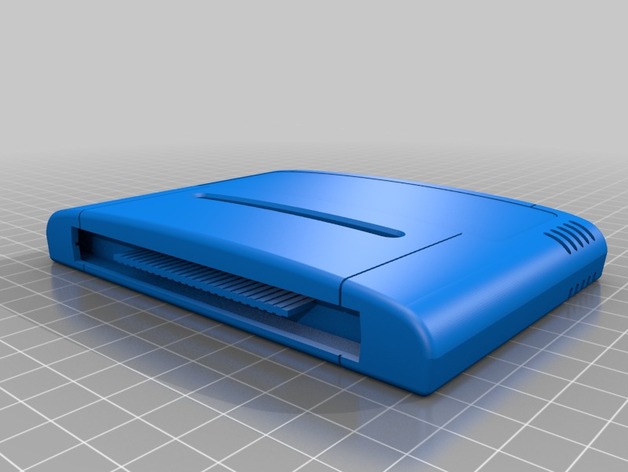 Super Famicom Cartridge (Super Nintendo PAL cartridge) 3D Print Model