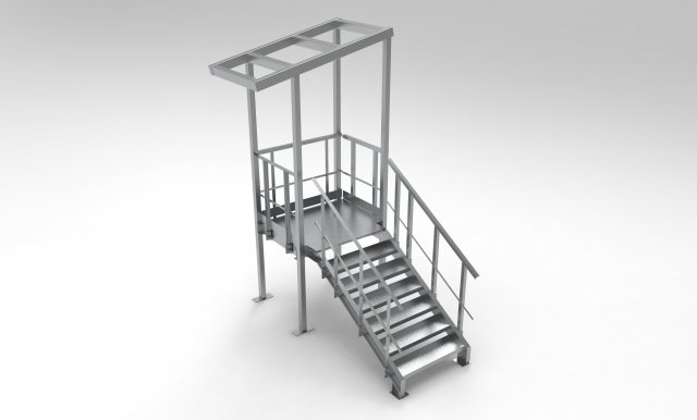 Little staircase 3D Model