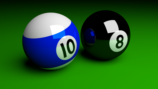 Billiard balls 3D Model