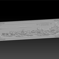 a panorama of rivers and mountains 3D Print Model