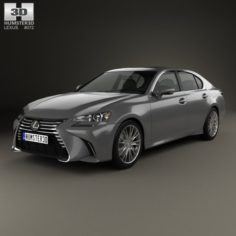 Lexus GS 2015 3D Model