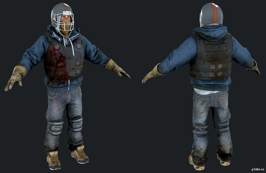 Rioters (Boss) 3D Model