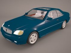 Mercedes Benz S600 3D Model