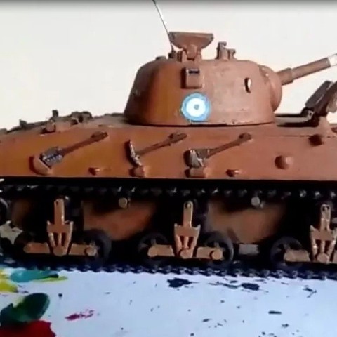 Argentinian Tank Nahuel Dl-43 3d printing 3D Print Model