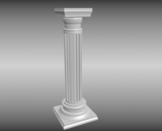3D Doric Column Free 3D Model