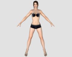 Sexy Bikini Girl 10 3D Model