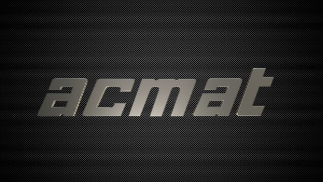 Acmat logo 3D Model