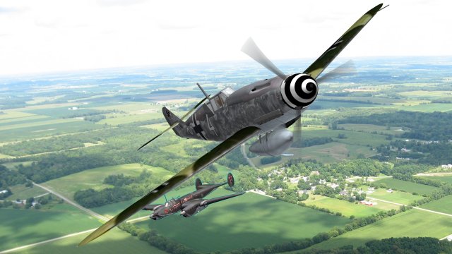 Messerschmitt Bf 109 F 3D Model