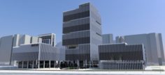Commercial office building 3D Model