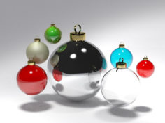 Christmas tree ball 7 Free 3D Model