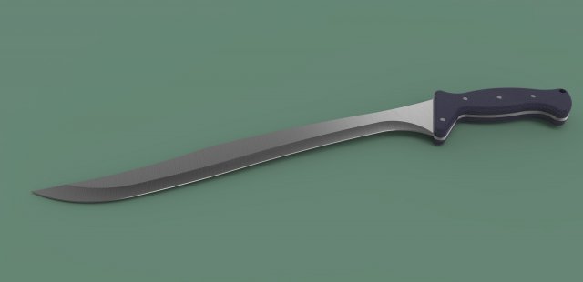 Junglee-short Sword Free 3D Model