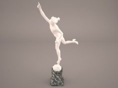 Mercury Statue 3D Model