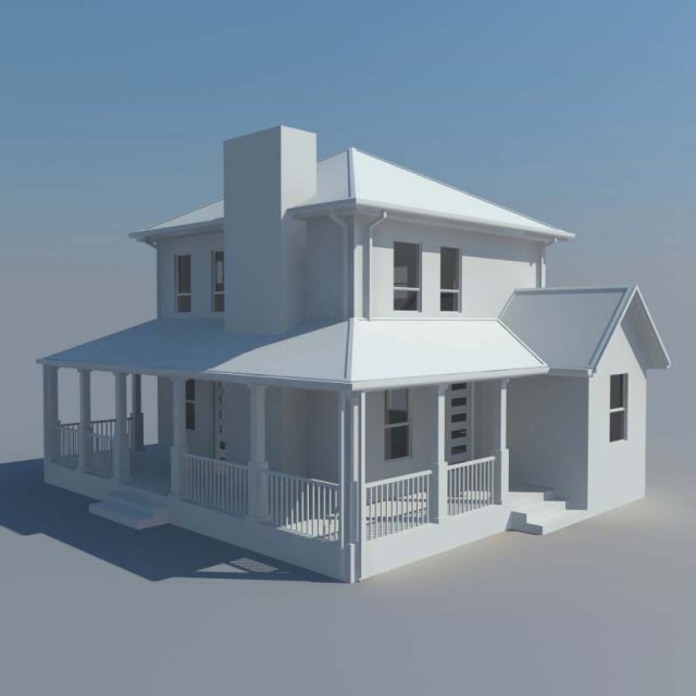 House 15 Free 3D Model