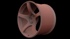 Cosmis VCP N5R Wheel Low Poly 3D Model