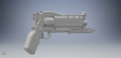 Crimson Hand Cannon Destiny 2 3D print model 3D Model