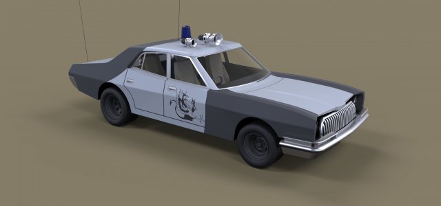 Vehicle from Mad Max 2 3D Model