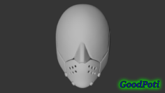 Helmet from the game RUINER 3D Model