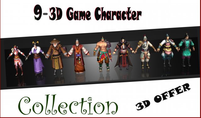 09 Game Character Collection A3 3D Model