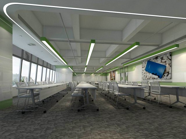 Office meeting room reception hall 17 3D Model