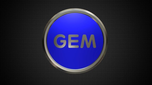 Polaris gem logo 3D Model