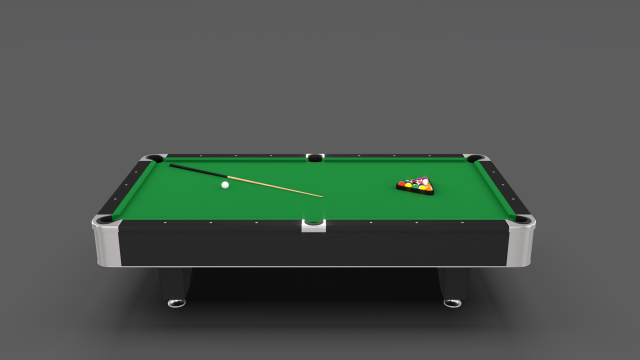 8 Ball Pool Table 3D Model
