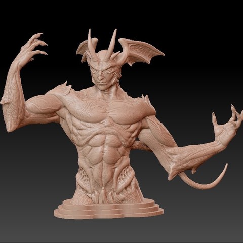 demon creature 3D Print Model