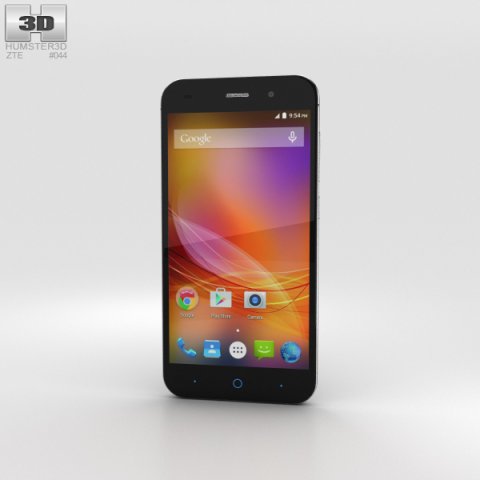 ZTE Blade D6 Gray 3D Model