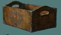Wooden Crate Free 3D Model