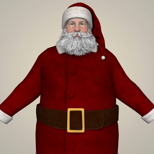 Santa Claus 3D Model