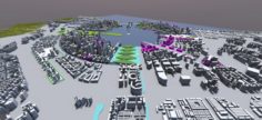 City planning townships 3D Model