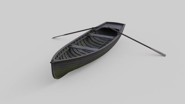 Rowboat 1A 3D Model