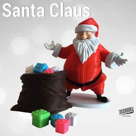 Santa Claus by 3DShook  3D Print Model