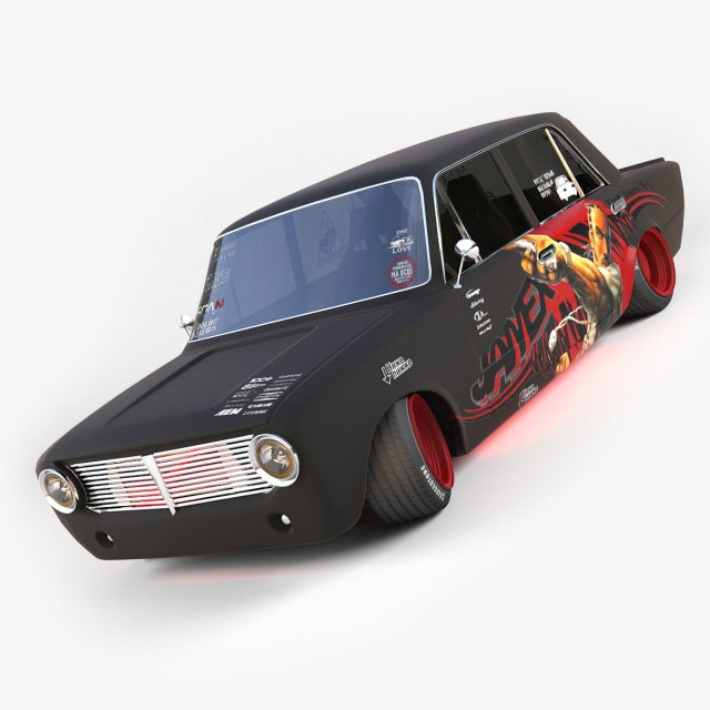 VAZ 2101 Custom 3D Model