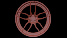 ADV1 005 – MV2 CS Wheel Mid Poly 3D Model
