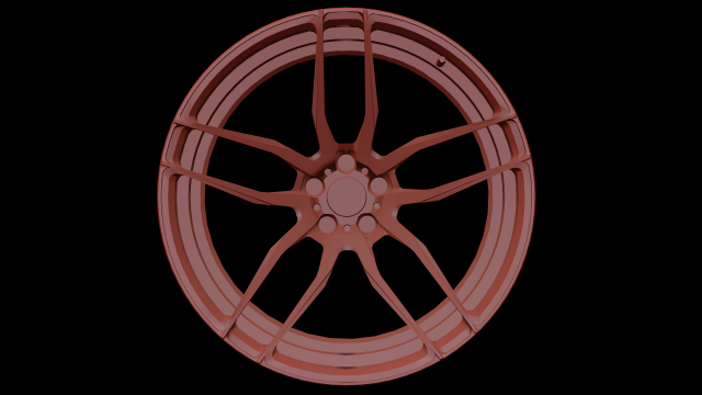 ADV1 005 – MV2 CS Wheel Mid Poly 3D Model