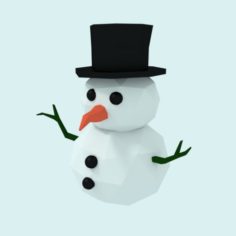 snowman						 Free 3D Model