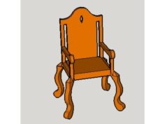 Classic Chair 3D Print Model