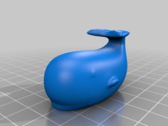 Cute Whale 3D Print Model