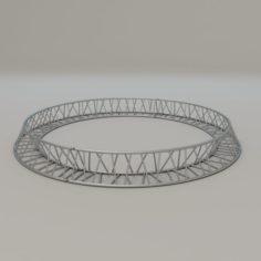Triangular Circular Truss 52cm R200 3D Model