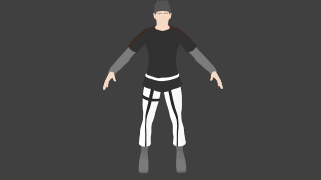 Anime character Free 3D Model